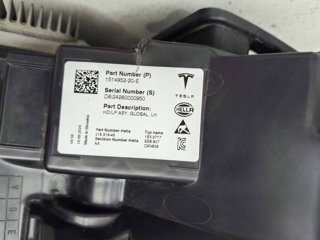 Frontscheinwerfer Tesla Model 3 1514952-20 Full LED Rechts oder Links