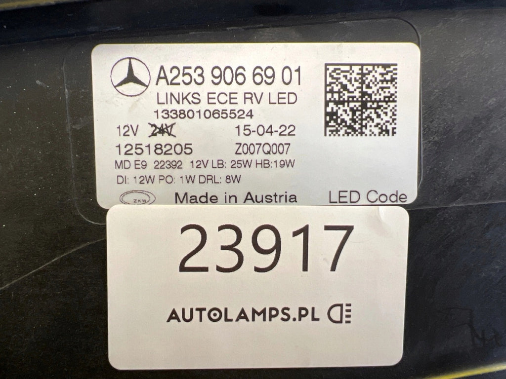 Frontscheinwerfer Mercedes-Benz Glc A2539066901 LED Links Scheinwerfer Headlight SCH8798610258gu