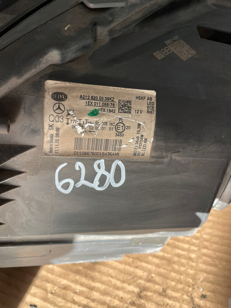 Frontscheinwerfer Mercedes-Benz W212 A2128205039KZ Rechts Scheinwerfer Headlight SCH1018966044rl