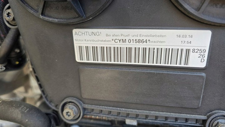 Motor Audi A4 DE01 2.0 TFSI 252PS 185kW 62TKm 2016 Benzin Engine Komplett MOT3594755211nj