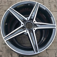 Load image into Gallery viewer, 1x Alufelge 18 Zoll 8.5" 5x112 49ET Matt Schwarz Mercedes-Benz W205 Rim Wheel FEL3163456359on