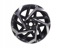 Laden Sie das Bild in den Galerie-Viewer, 1x Alufelge 17 Zoll 7.0" 4x100 54ET Glanz Schwarz 52910-00300 Hyundai Mg FEL6345501814en