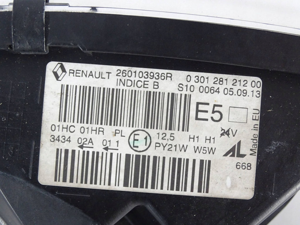 Frontscheinwerfer Renault Captur I 260103936R Rechts Scheinwerfer Headlight SCH2462126019gx
