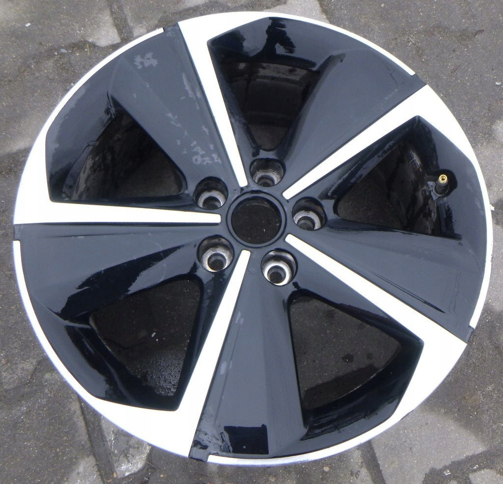1x Alufelge 17 Zoll 7.5" 5x108 44ET Glanz Schwarz 9847065380 Opel Astra FEL8661100584rn