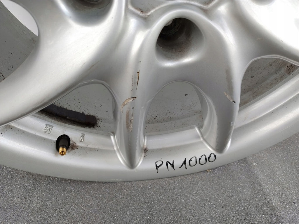 1x Alufelge 19 Zoll 9.0" 5x130 60ET Glanz Silber 7L5601025B Porsche Cayenne