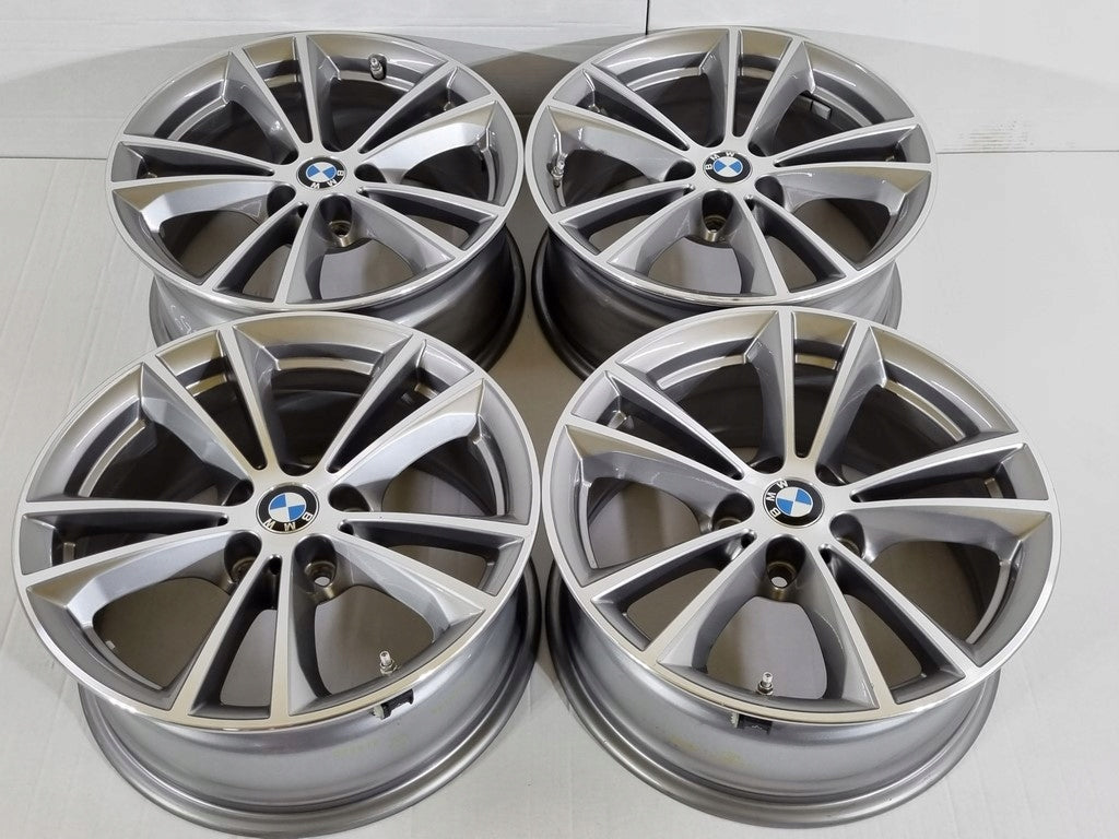 1x Alufelge 17 Zoll 7.5" 5x112 27ET Glanz Graphit BMW G31 G30 Rim Wheel FEL7242730095vm