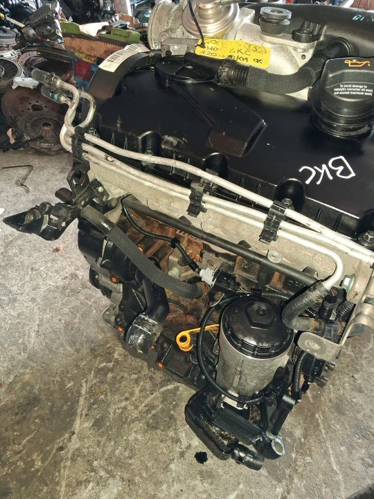 Motor VW Golf V I BKC 1.9 TDI 105PS 77kW 129TKm Diesel Engine Komplett MOT6732732255dh