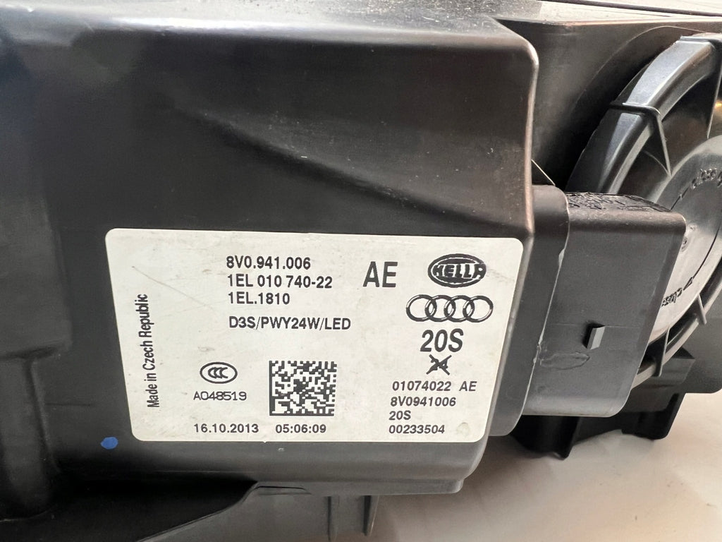 Frontscheinwerfer Audi A3 8V0941006 Xenon Rechts Scheinwerfer Headlight SCH5649496746ee