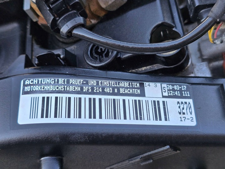 Motor VW Caddy I DFS 2.0 TDI 75kW 2017 Diesel Engine Komplett MOT5473520573ii