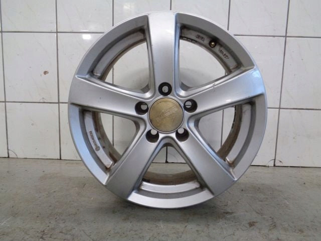 1x Alufelge 16 Zoll 6.5" 5x114.3 Glanz Silber WH24-65016 Mercedes-Benz W203