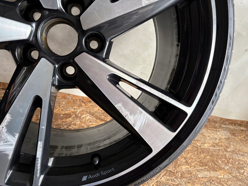 1x Alufelge 19 Zoll 8.5" 5x112 46ET Glanz 8Y0601025EM Audi A3 Rim Wheel FEL5243747851zz