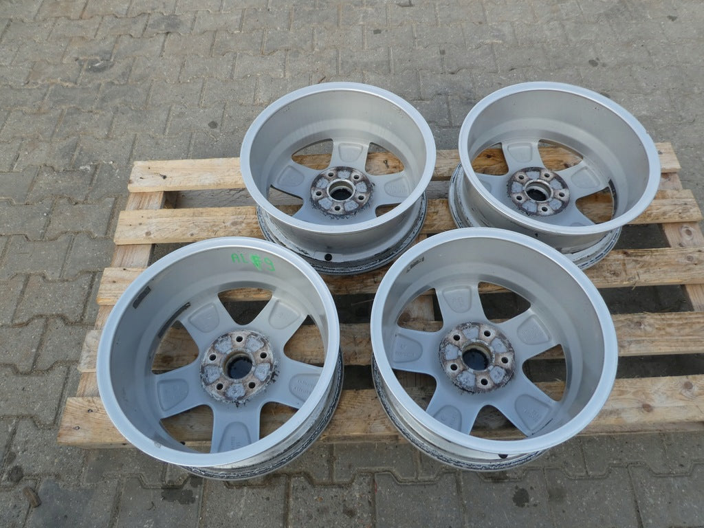 4x Alufelge 17 Zoll 7.0" 5x120 55ET Glanz Silber 7H0601025 VW T6 T5 Rim Wheel FEL3479768168vl
