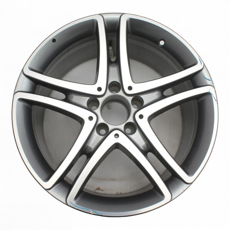 1x Alufelge 18 Zoll 9.5" 5x112 43ET A2224012000 Mercedes-Benz Rim Wheel