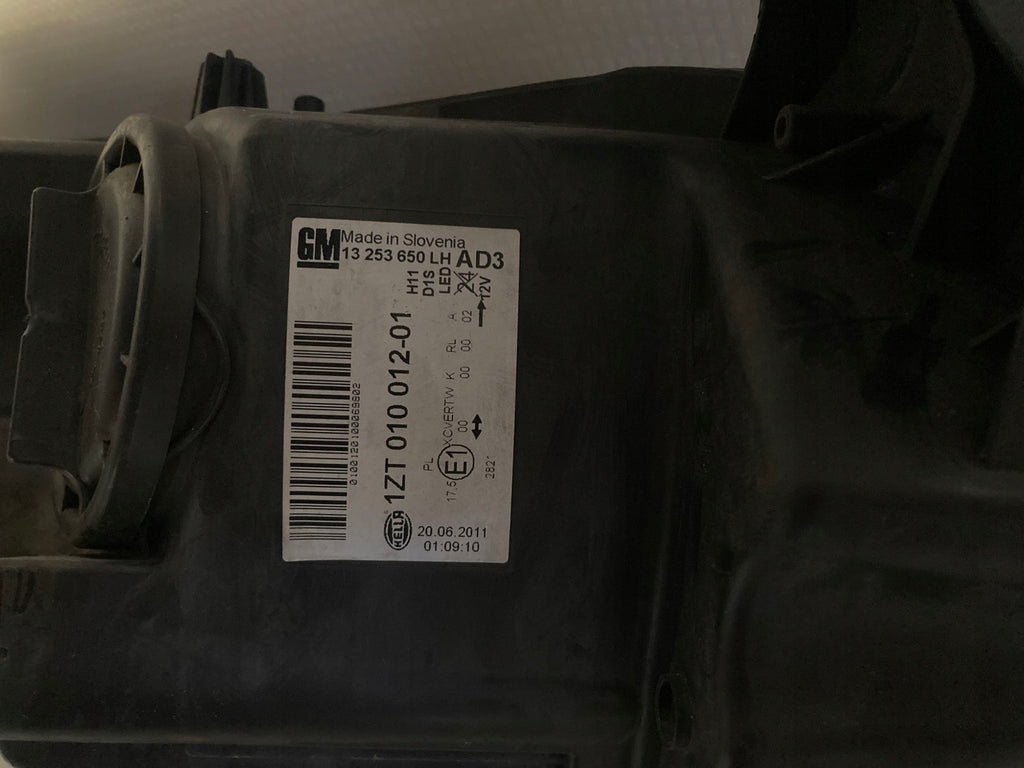 Frontscheinwerfer Opel Astra J 13253650 LED Links Scheinwerfer Headlight SCH4773573841bu