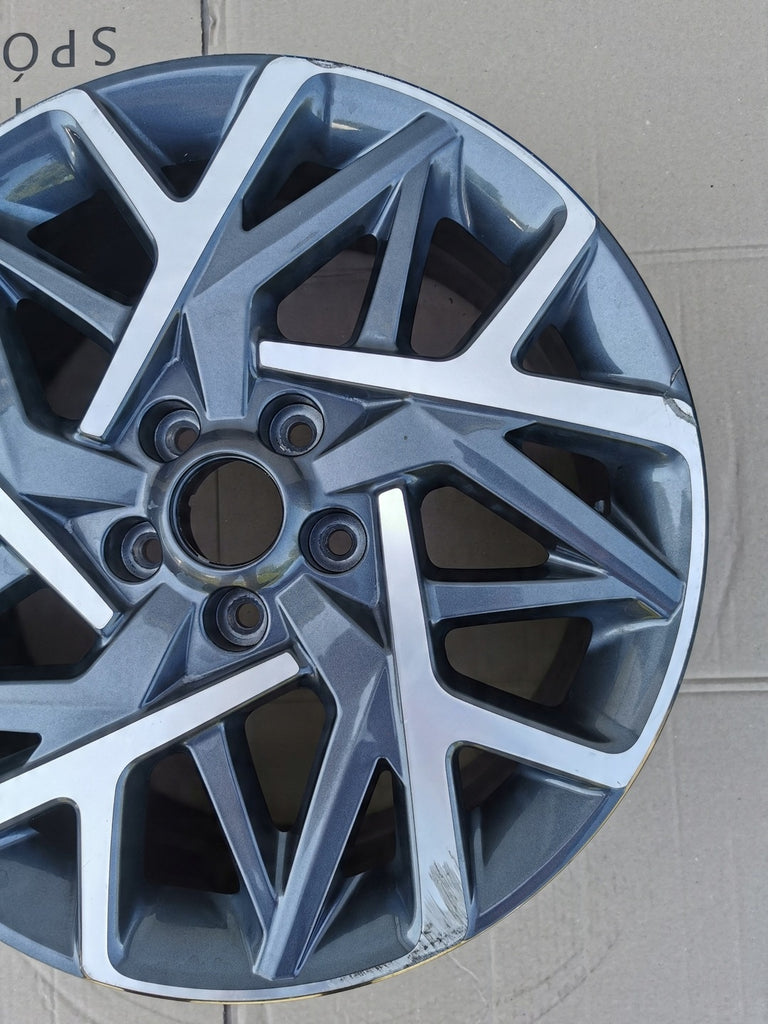 1x Alufelge 18 Zoll 7.5" 5x114.3 50ET Glanz Graphit 52910-CM300 Hyundai Kona Mg