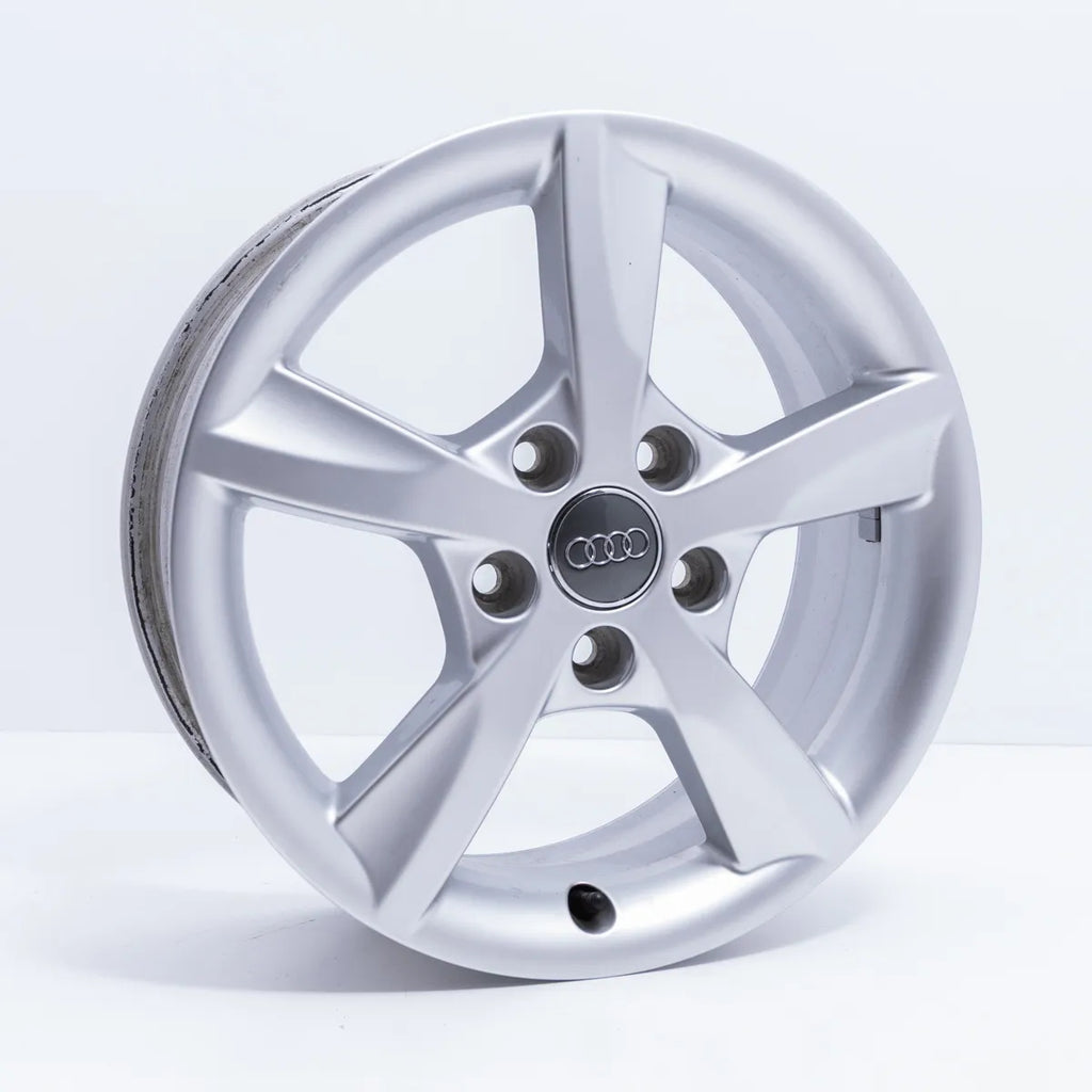 4x Alufelge 16 Zoll 6.0" 5x112 48ET Glanz Silber Audi Rim Wheel FEL6828269199zq