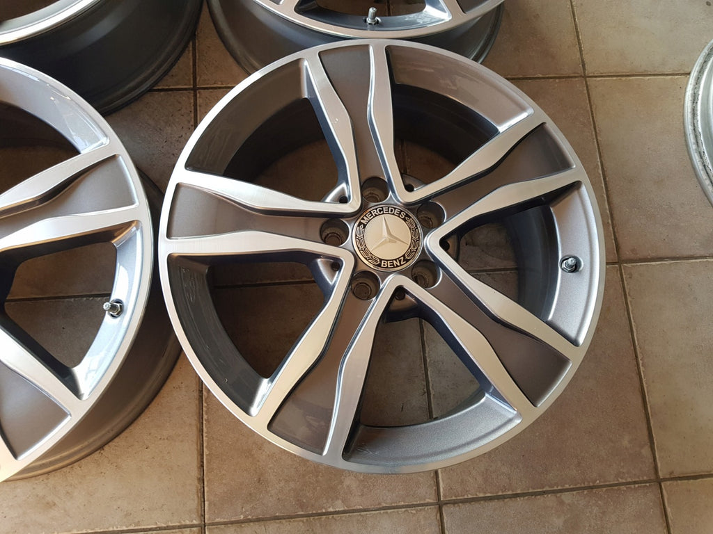 4x Alufelge 17 Zoll 7.0" 5x112 48 5ET A2054010800 Mercedes-Benz W205 Rim Wheel FEL7069109617te