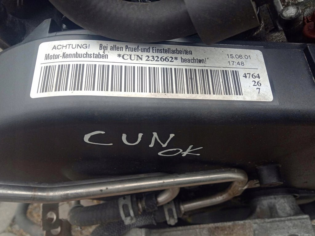 Motor Audi Seat Skoda VW CUN 2.0 TDI 184PS 135kW Diesel Engine Unkomplett