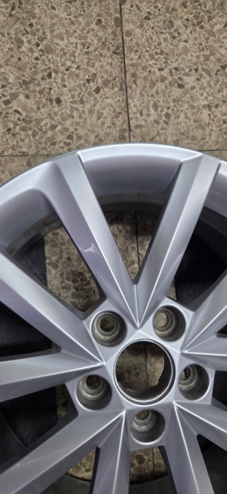 1x Alufelge 16 Zoll 7.0" 5x100 46ET KMR105 Skoda Rapid Rim Wheel FEL3019462414ns