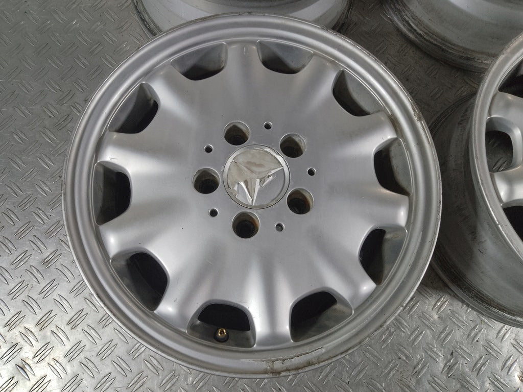 4x Alufelge 15 Zoll 7.0" 5x112 2104010102 Mercedes-Benz W210 Rim Wheel FEL3422012101bn