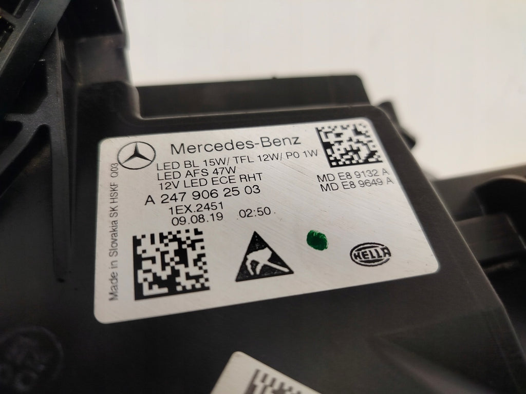 Frontscheinwerfer Mercedes-Benz W247 A2479062503 Full LED Links Headlight SCH3021396573ao