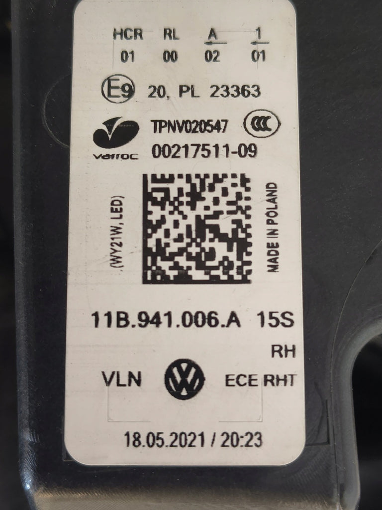 Frontscheinwerfer VW Id.4 11B941006A Rechts Scheinwerfer Headlight SCH6960113437to