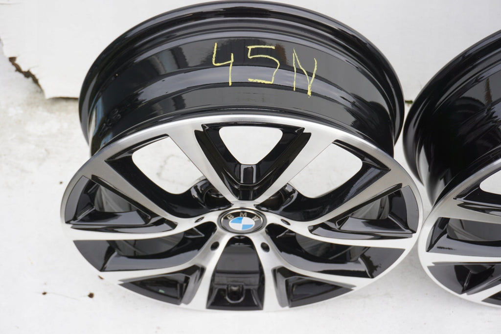 4x Alufelge 17 Zoll 6.5" 5x112 39ET Glanz Silber 6856076 BMW Rim Wheel FEL9611552061he