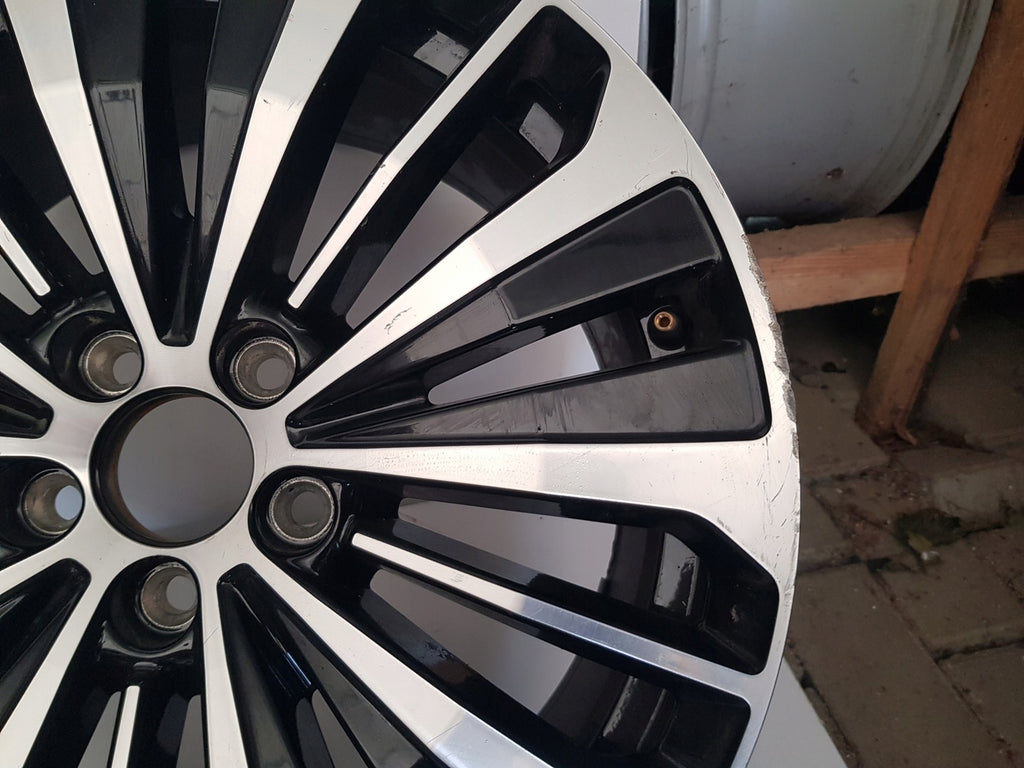 1x Alufelge 18 Zoll 8.0" 5x108 42ET Glanz Schwarz 32209455 Volvo Xc90 Xc60