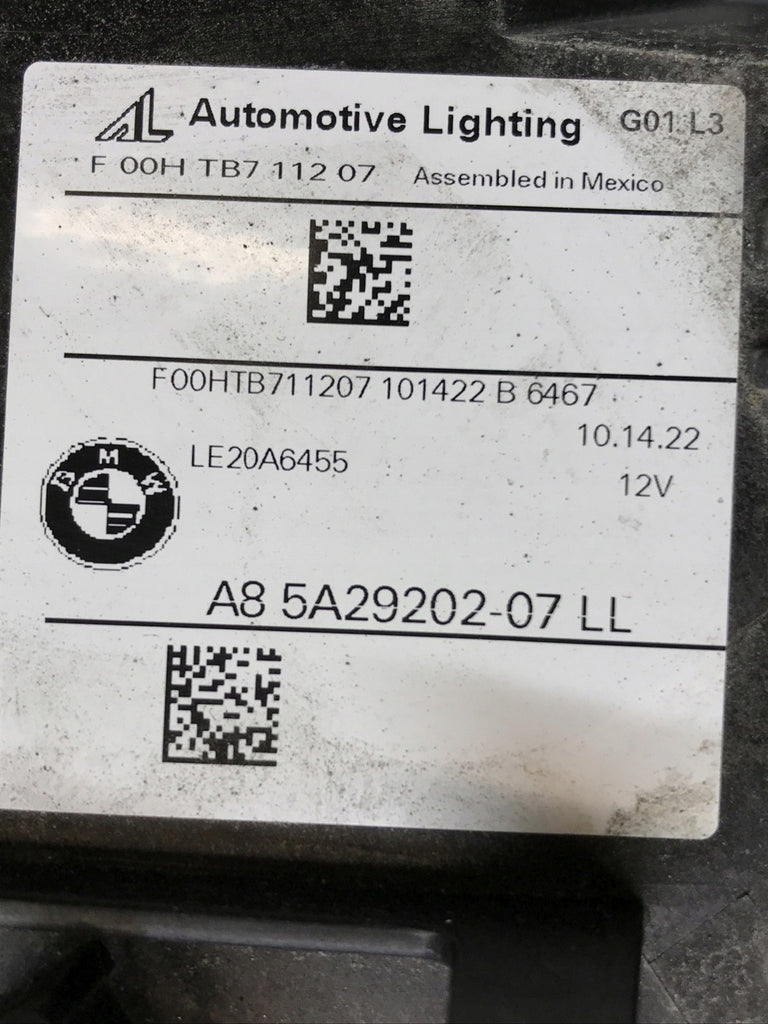Frontscheinwerfer BMW X3 G01 G02 A85A29202-07 Full LED Rechts Headlight SCH2814121095nv