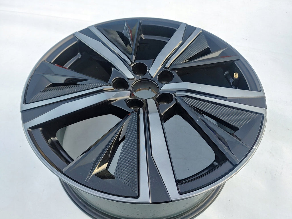 1x Alufelge 18 Zoll 8.0" 5x108 48ET Glanz Schwarz 9835058180 Peugeot 308 Iii