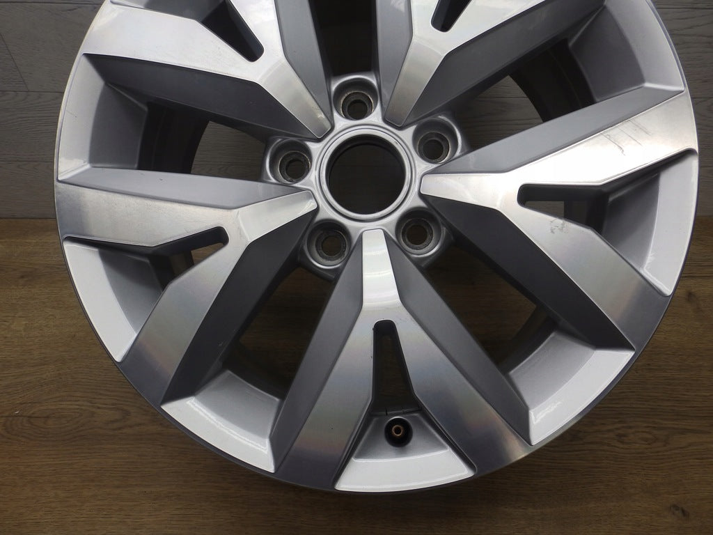 1x Alufelge 16 Zoll 6.5" 5x112 48ET Glanz Silber 5TA601025A VW Tiguan Touran FEL6335721442fu