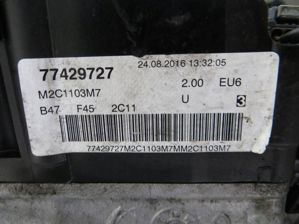 Motor BMW X1 F48 B47C20A 2.0 2017 Diesel Engine Unkomplett