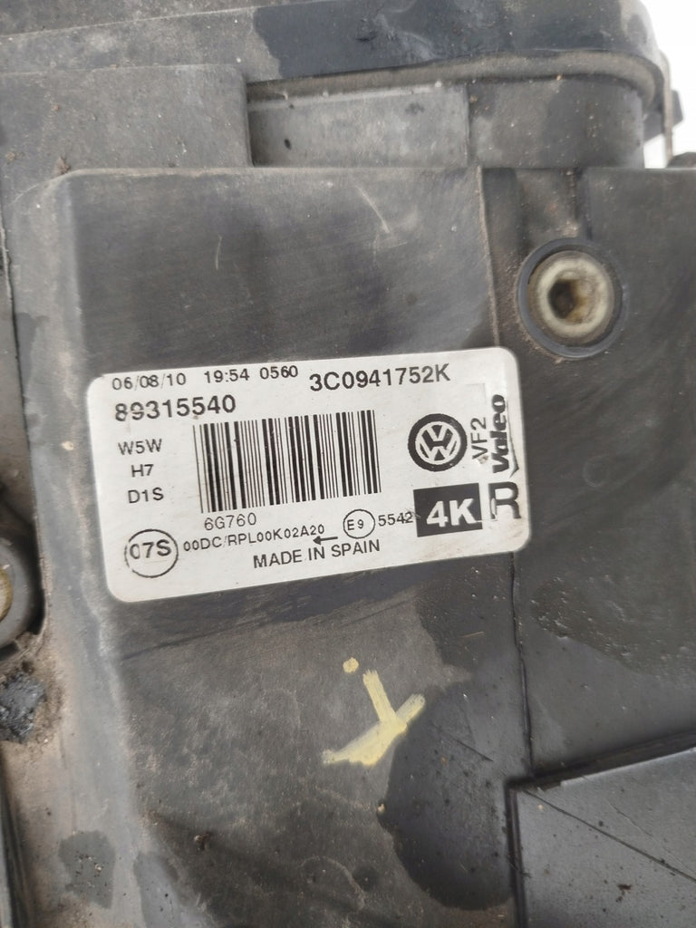 Frontscheinwerfer VW Passat 3C0941751K 3C0941752K Xenon Rechts oder Links SCH9908339097ka