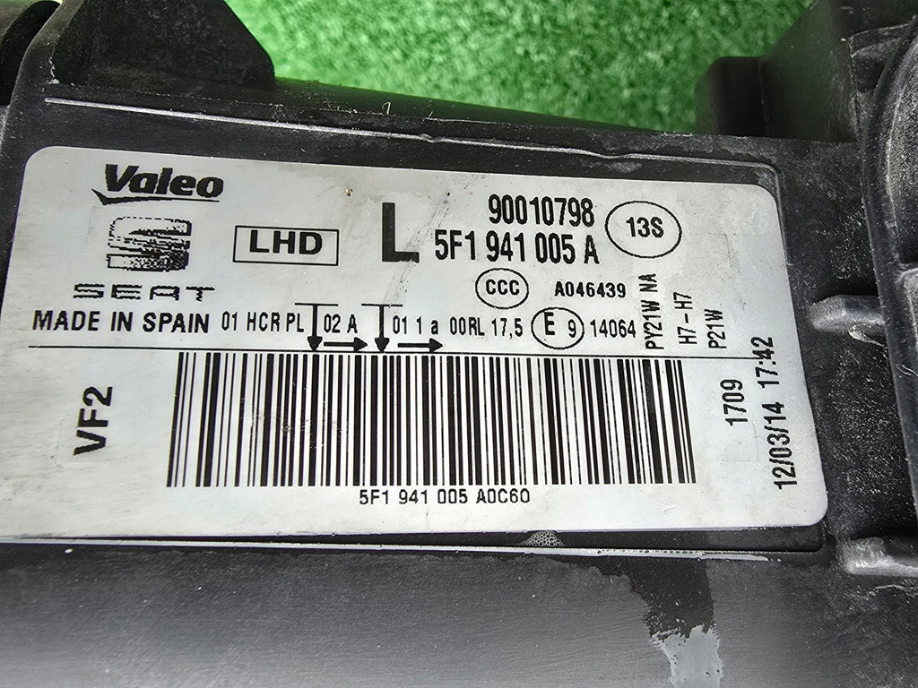 Frontscheinwerfer Seat Leon 5F1941005A Links Scheinwerfer Headlight