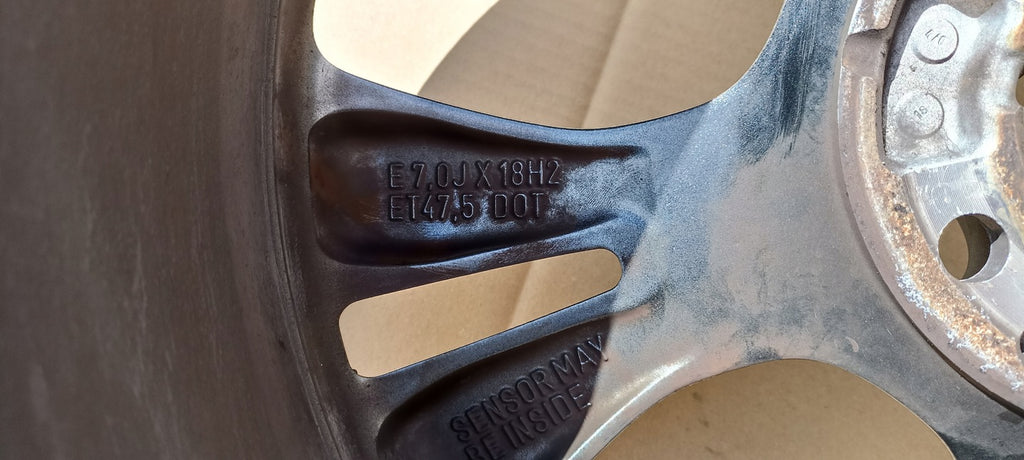 1x Alufelge 18 Zoll 7.0" 4x108 47,5ET H1B1-1007-EA1 Ford Fiesta Rim Wheel