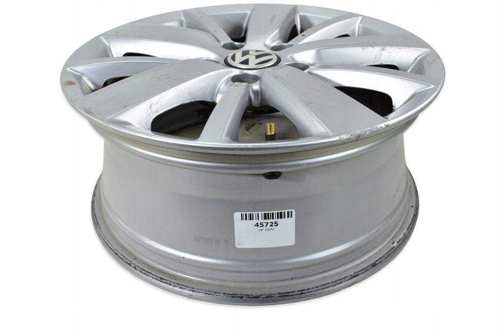 1x Alufelge 16 Zoll 6.5" 5x112 50ET Glanz Silber 5K0601025S VW Passat Golf VI I FEL6686802355hj