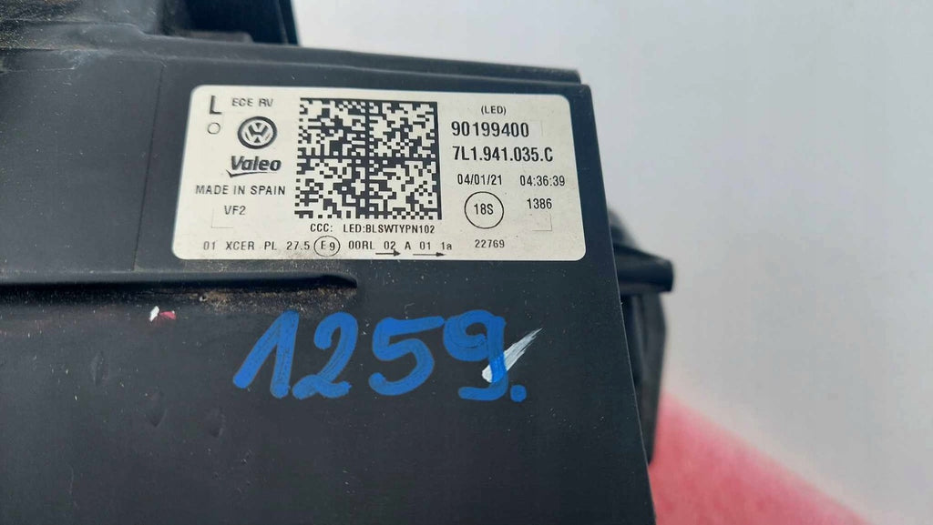 Frontscheinwerfer VW Transporter 7L1941035C Full LED Links Headlight SCH8484499932ix