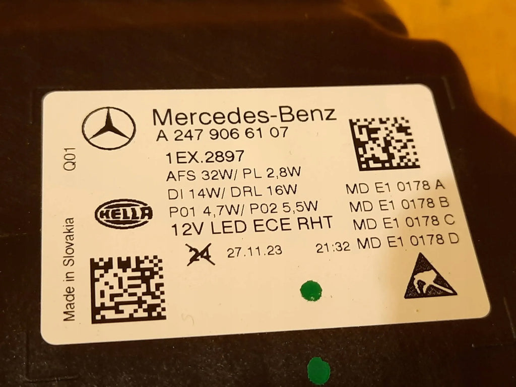 Frontscheinwerfer Mercedes-Benz W247 A2479066107 LED Links Headlight SCH1054034040pl