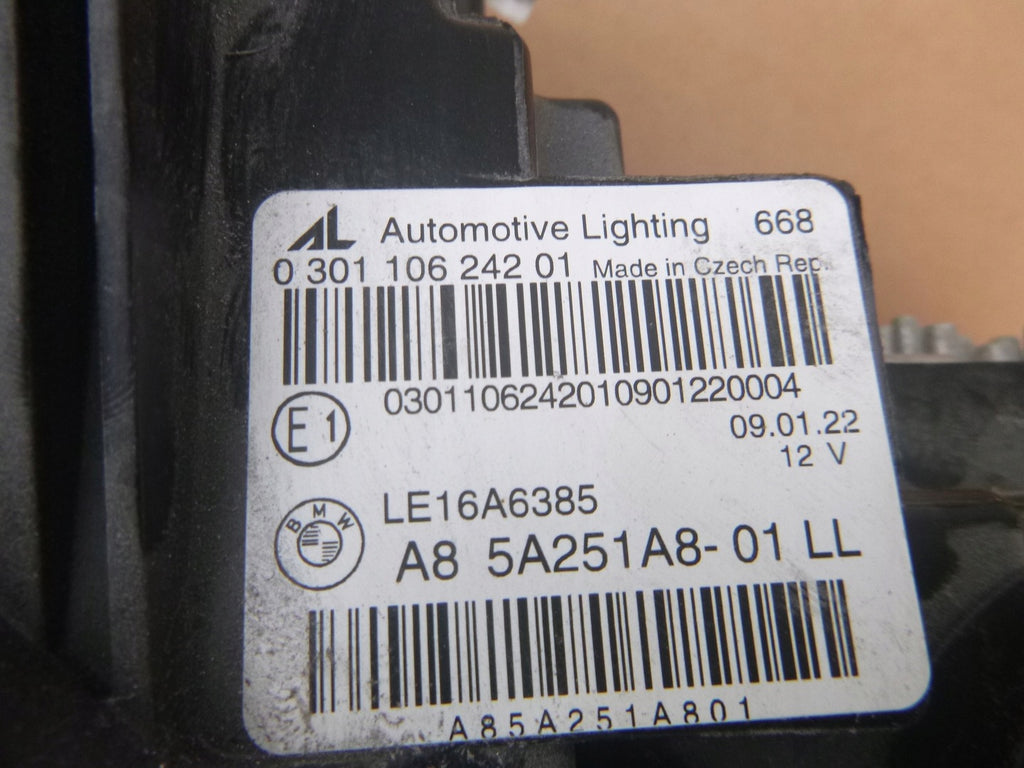 Frontscheinwerfer BMW 3 G21 G20 A85A251A8-01 Rechts Scheinwerfer Headlight SCH8262657317rk