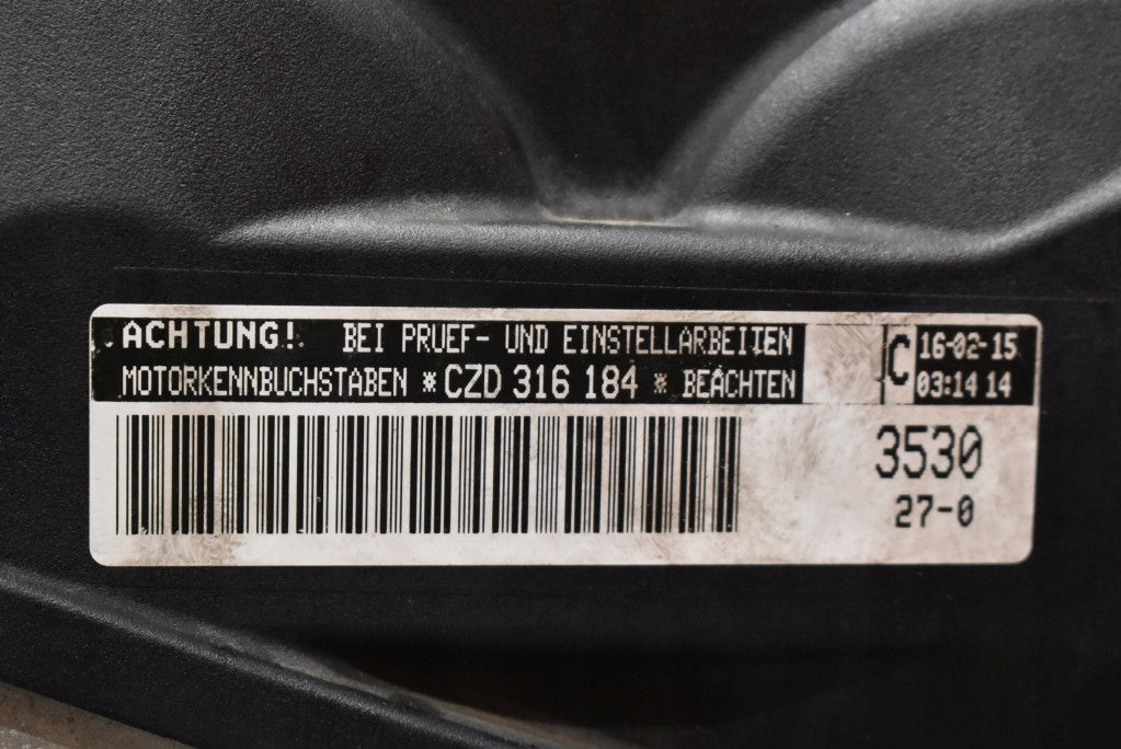 Motor VW Golf VII Sportsvan CZD 1.4 TSI 2015 Benzin Engine Unkomplett