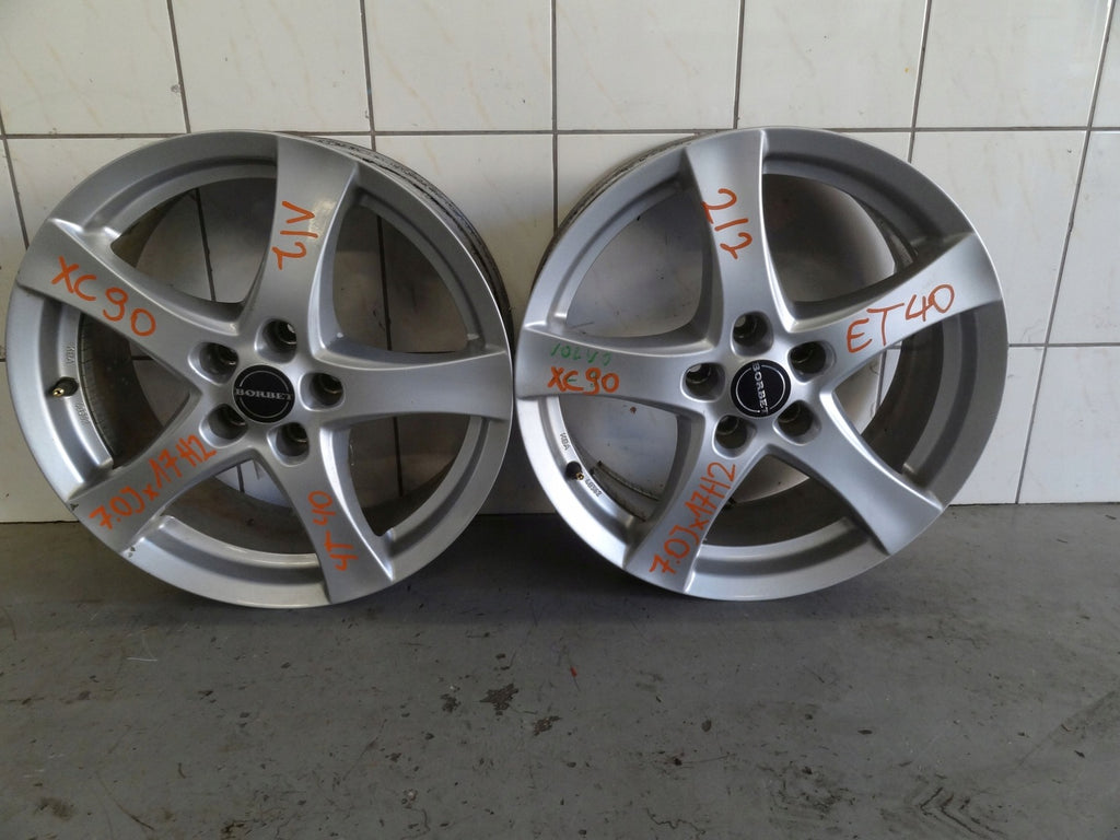 1x Alufelge 17 Zoll 7.0" 5x108 40ET KBA48362 Volvo Xc90 Rim Wheel