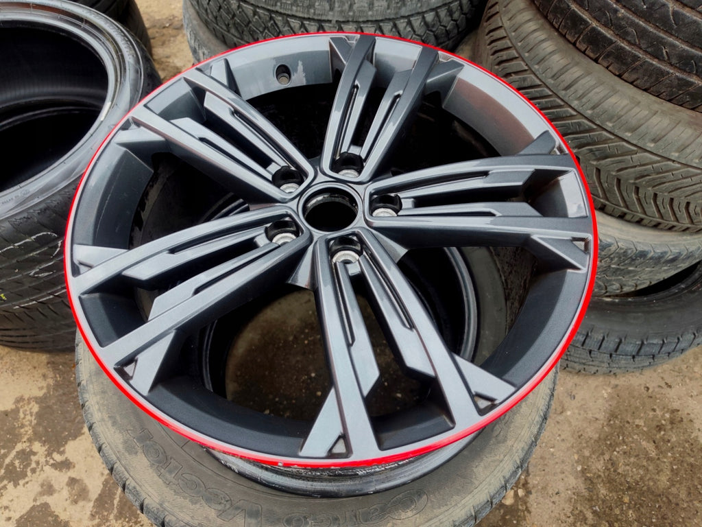 1x Alufelge 18 Zoll 7.5" 5x112 49ET Glanz Schwarz 5G0601025DR VW Golf VII I FEL1850259297gs