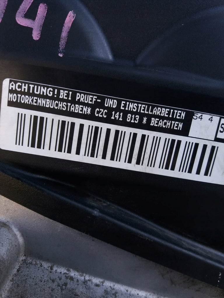 Motor VW CZC 1.4 TSI 125PS 92kW Benzin Engine Komplett