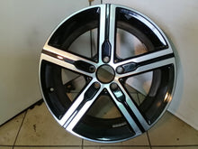 Laden Sie das Bild in den Galerie-Viewer, 1x Alufelge 18 Zoll 7.5" 5x112 49ET Glanz Schwarz A1774013200 Mercedes-Benz FEL9155804221yr