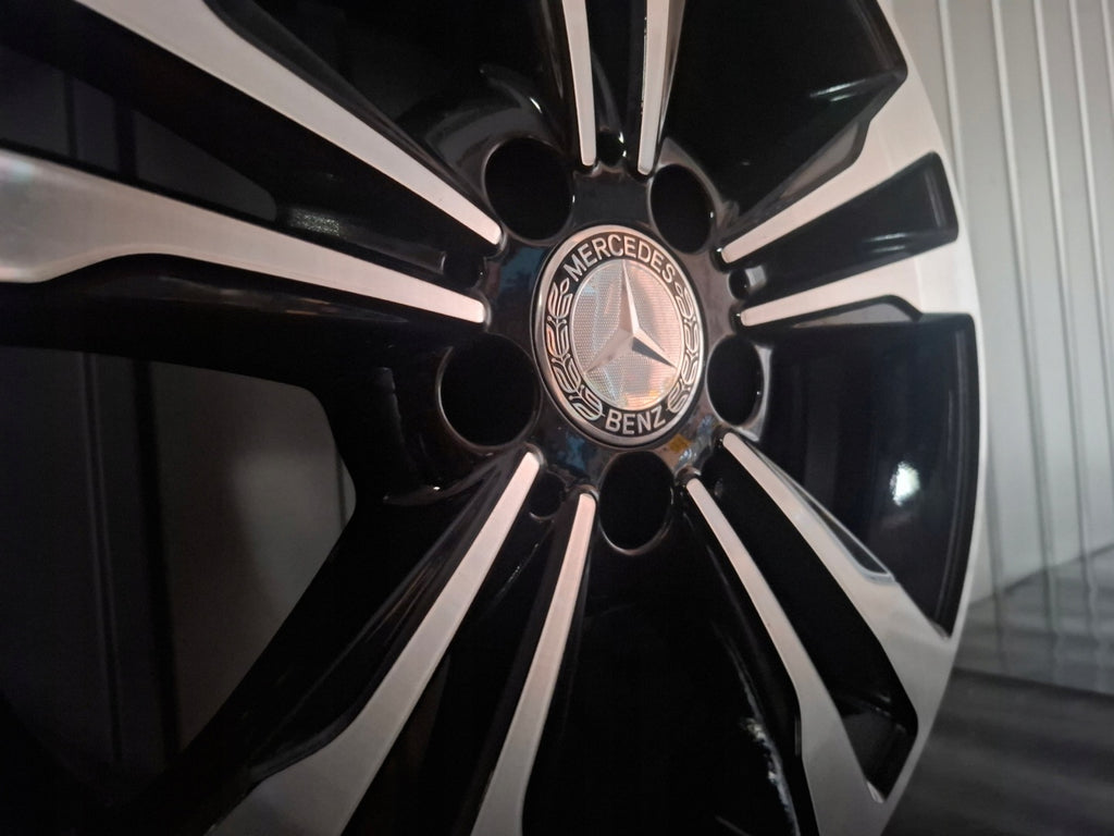 1x Alufelge 17 Zoll 8.0" 5x112 46ET Glanz Schwarz A2124015602 Mercedes-Benz FEL9681648909qm