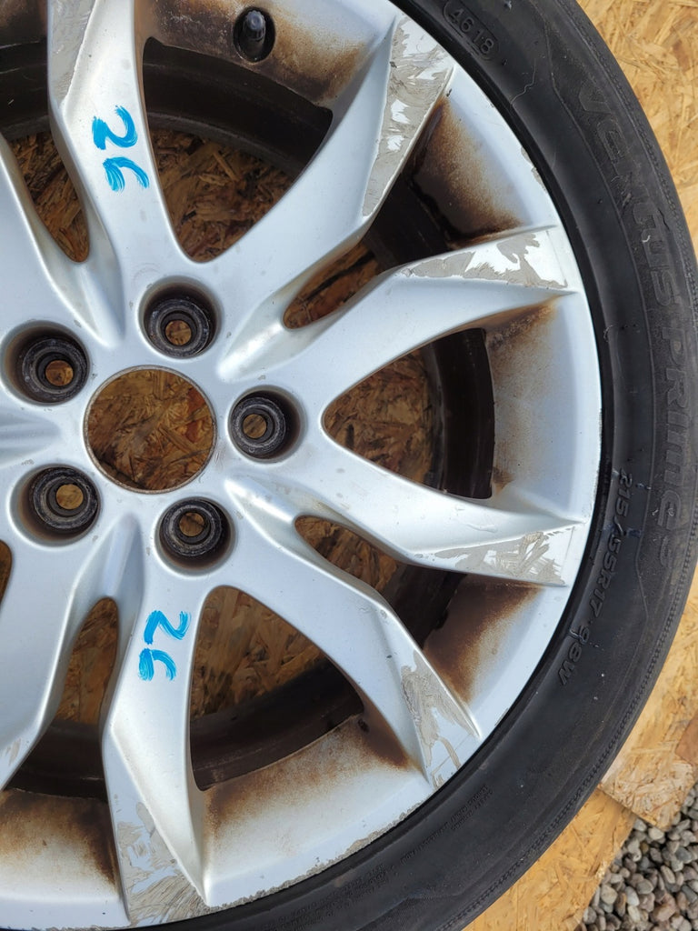 1x Alufelge 17 Zoll 7.0" 5x108 46ET Matt Silber 9671401480 Peugeot Expert FEL1361224379oc