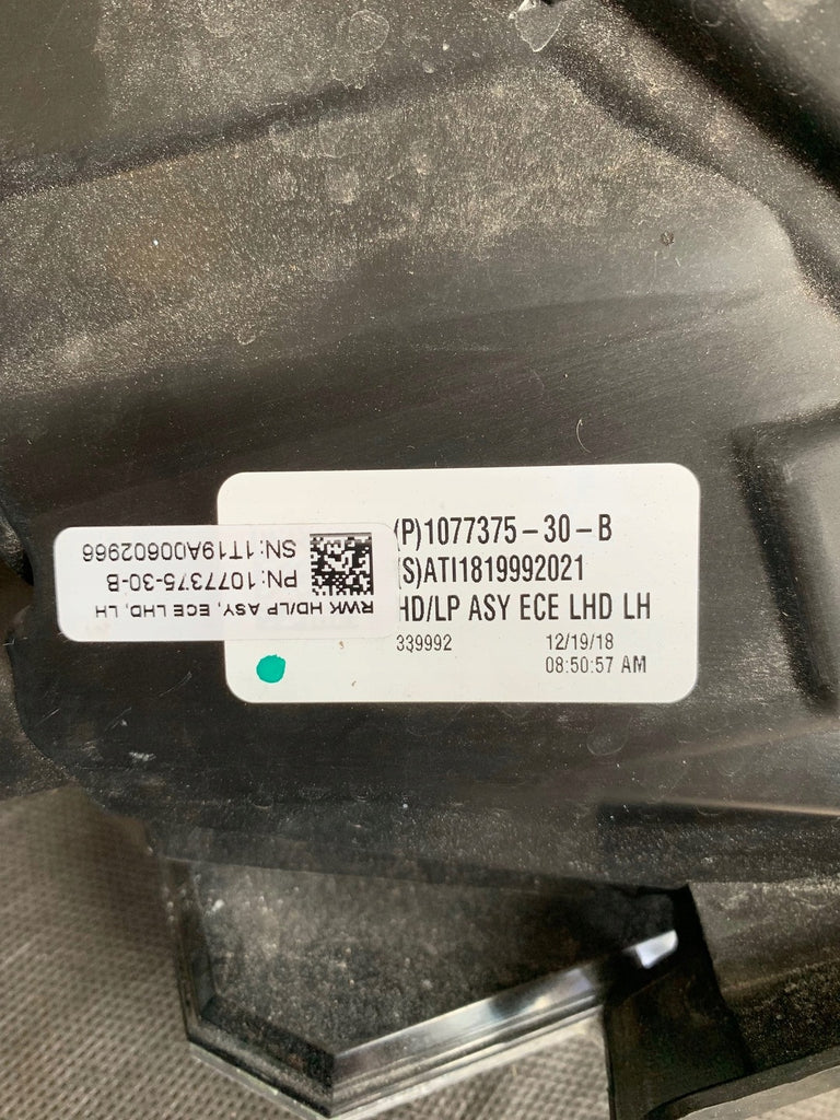 Frontscheinwerfer Tesla Model 3 107737530B 1077375 LED Links Headlight