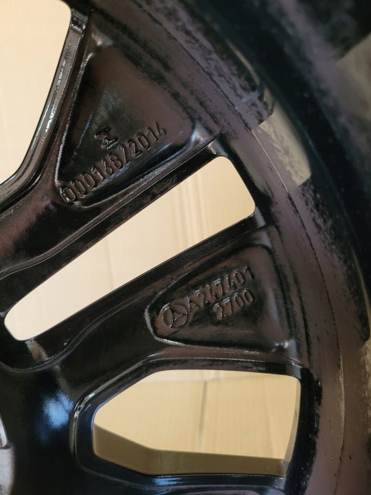 1x Alufelge 18 Zoll 7.5" 5x112 53ET Glanz Schwarz A2474012700 Mercedes-Benz W247 FEL4030886290ka