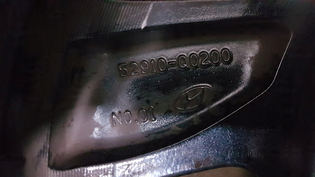 1x Alufelge 16 Zoll 6.0" 4x100 50ET 52910-Q0200 Hyundai I20 Iii Rim Wheel