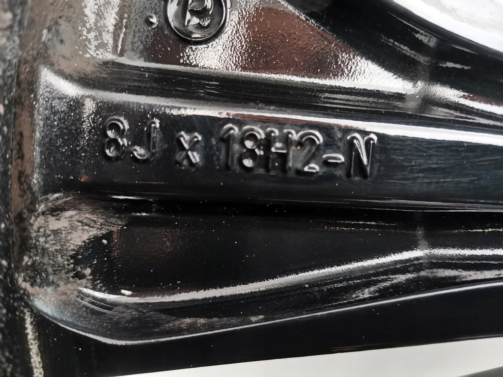 1x Alufelge 18 Zoll 8.0" 5x112 43ET A2134015200 Mercedes-Benz Rim Wheel